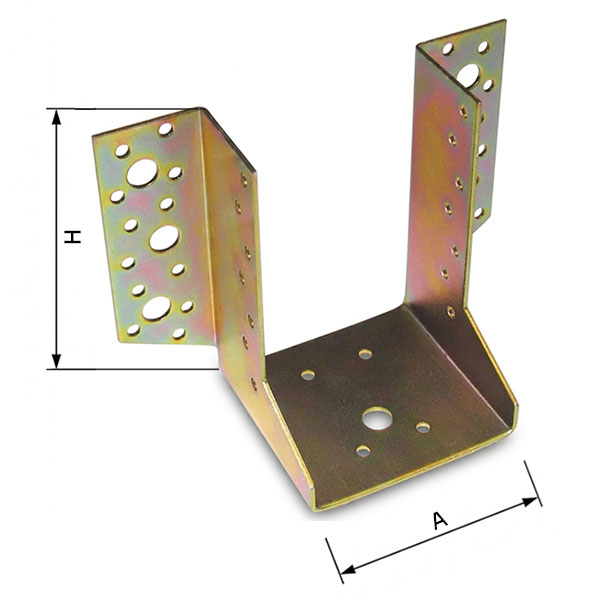 MINUTEX Supporto per Travi Tipo Aperto in Acciaio Zincato - MINUTEX - Immagine 2